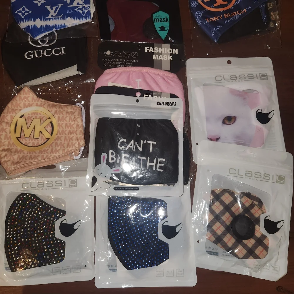 Bundle Of 16 Adult Size Face Masks